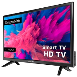 TV LED HD SMART VIDAA 24INCH 61CM 220V KRUGER&MATZ - Img 3