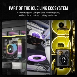Ventilatoare CR iCUE LINK RX140 RGB WHIT - Img 8