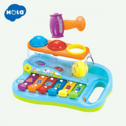 Xilofon cu mingiute si ciocanel - Img 2