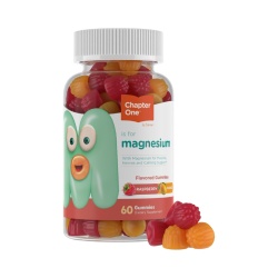 Zahler Chapter One Kids Magnesium,kosher Certified, Magneziu Pentru Copii Cu Aroma De Zmeura Si Mango, 60 Jeleuri