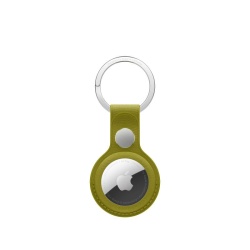 AIRTAG FINEWOVEN KEY RING CHARTREUSE-ZML