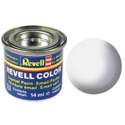 Alb mat RAL 9001, vopsea email 14 ml