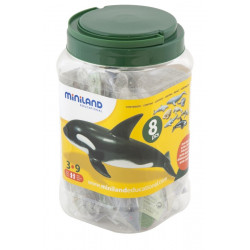Animale marine set de 8 figurine - Miniland - Img 1