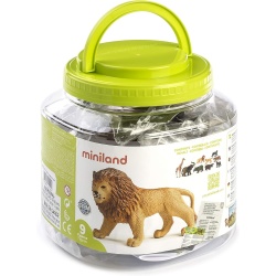 Animale salbatice set de 9 figurine - Miniland