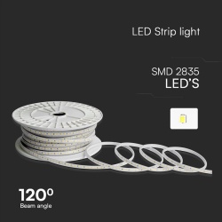 BANDA LED SMD 2835 10.5W/M 220-240V IP65 ALBASTRU ROLA 50M - Img 4