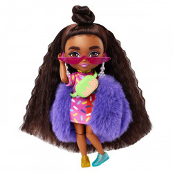 Barbie papusa barbie extra mini bruneta - Img 2