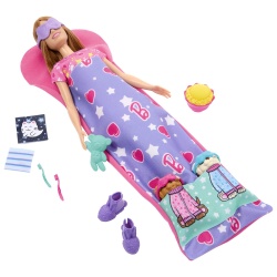 BARBIE PAPUSA BARBIE FAMILY SET PETRECERE CU 2 CATELUSI COLOR CHANGE - Img 4