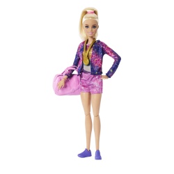 BARBIE PAPUSA BARBIE YOU CAN BE GIMNASTA BLONDA - Img 4