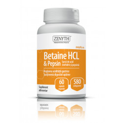 BETAINE HCL&PEPSIN 580MG 60CPS