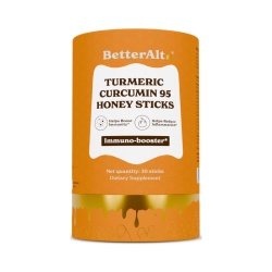 Better Alt Turmeric Curcumin 95 Honey Sticks, Pliculete De Turmeric Si Miere, 30 Pliculete