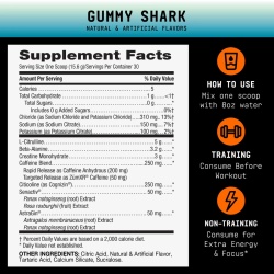 Beyond Raw Lit V2 Pre-workout With Gummy Shark Flavor, Pre-workout Cu Aroma De Gummy Shark, 468 G - Img 2