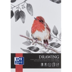 BLOC DESEN OXFORD DRAWING A4 25F 200G/MP FSCÂ® MIX70% COLECTIA ARTISTIC