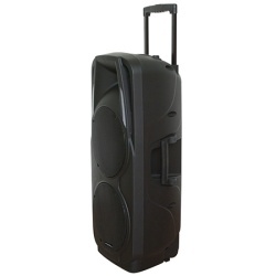 BOXA PORTABILA ACTIVA 2X10"/25CM 300W RMS USB/SD/BT/VHF