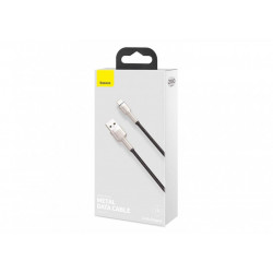 Cablu Baseus Cafule Lightning, 2m, negru - Img 2
