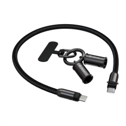 Cablu Devia PD 60W, 0.3m, gri - Img 2