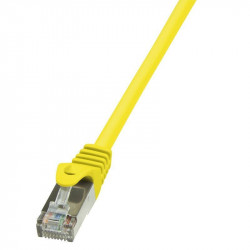 Cablu patchcord gembird, logilink, CAT6 F/UTP EconLine 3m galben