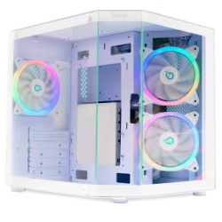 Carcasa Spacer Aquarium, mATX White