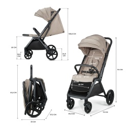 CARUCIOR SPORT KINDERKRAFT LOOM, 0-22 KG, LINEN BEIGE - Img 9