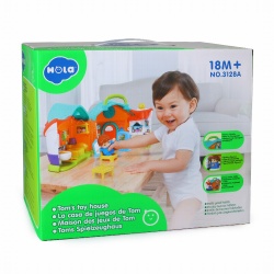 CASUTA CU PAPUSA SI ACCESORII CU LUMINI SI SUNETE - Img 1