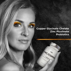 Codeage Amen Zinc/copper + Probiotics 2 Billion Cfu, Formula Pentru Echilibru Mineral Si Digestie Sanatoasa, 90 Cps - Img 7