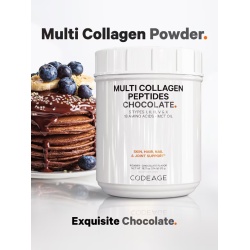 Codeage Hydrolyzed Multi Collagen - 5 Types Collagen Peptides + Mct Oil , Colagen Hidrolizat Din 5 Surse Sub Forma De Peptide + Mct Oil , Cu Aroma De Ciocolata, 515 G - Img 3
