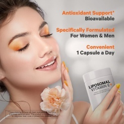 Codeage Liposomal Vitamin E, Vitamina E Liposomala, 90 Cps - Img 6