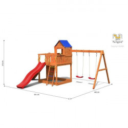 Complex joaca din lemn 7in1 Fungoo Treehouse - Img 7