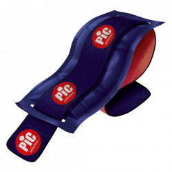 Compresa reutilizabila ThermoGel pentru terapie calda/rece 10x26 cm cu banda elastica pentru prindere/fixare