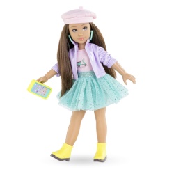COROLLE SET SAPTAMANA MODEI LA MILANO PAPUSA LUNA 28CM - Img 6