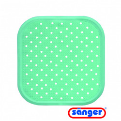 Covoras antiderapant pentru dus 56x56cm - Verde menta