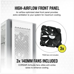 CR Case 7000D AIRFLOW Full-Tower White - Img 2