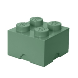 Cutie depozitare LEGO 2X2 verde nisip - Img 2