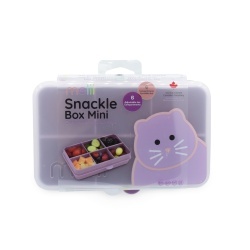 CUTIE SNACK 6 COMPARTIMENTE, MELII, PRINT PISICA - Img 3