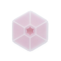 CUTIE SNACK HEXAGON SNACKLE 6 COMPARTMENTE, MELII, PINK - Img 2
