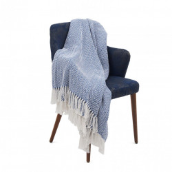 Cuvertura pled 160x200 cm zig blue - Img 1