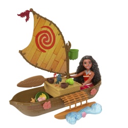 DISNEY PRINCESS SET BARCA CANOE A LUI MOANA SI AVENTURI IN OCEAN 38CM - Img 7