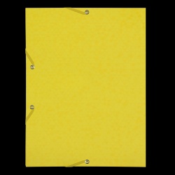 DOSAR MAPA OXFORD TOPFILE A4, CAPACITATE 200 FILE, INCHIDERE CU ELASTIC, PEFC, 3 CLAPE, INDEX, SET 10, CULOARE GALBEN