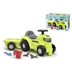 ECOIFFIER TRACTOR RIDE ON CU REMORCA 85CM