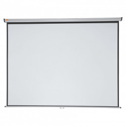 ECRAN proiectie NOBO, manual, format 16 : 10, fixare perete | tavan, 240 x 160 cm, "1902394W" - Img 1