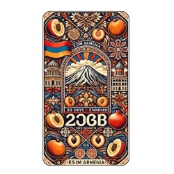 eSIM Armenia 20GB 30Days Standard