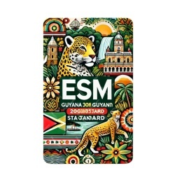 eSIM Guyana 20GB 30Days Standard