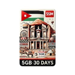 eSIM Jordan 5GB 30Days