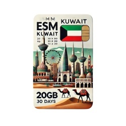 eSIM Kuwait 20GB 30Days