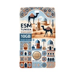 eSIM Tunisia 10GB 30Days Economy