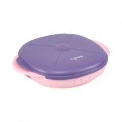 Farfurie silicon cu capac , mov, U-Grow - Img 6