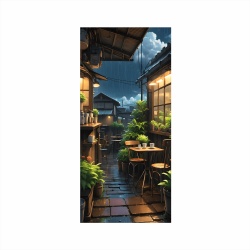 Folie imprimata color pentru decor Frigider, dimensiune 200 x 90cm, model: AVX-FR23 - Img 2