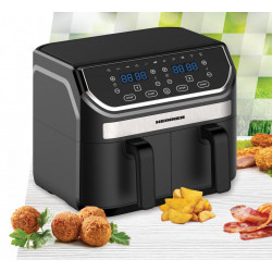 FRITEUZA DUBLA HEINNER HAF-KDB1700BK - Img 3