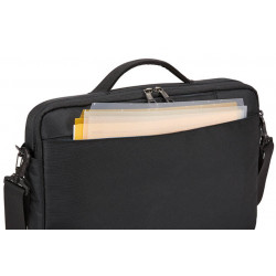 GEANTA THULE, pt. notebook de max. 15 inch, 1 compartiment, buzunar frontal | buzunar dorsal, waterproof, nylon, negru, "TSA-315B BLACK" - Img 5