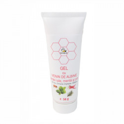 Gel revigorant - 50g , cu venin de albine, ardei iute, menta si pin by Dr. Ing. Cornelia Dostetan Abalaru apicultor