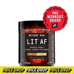 Gnc Beyond Raw Lit Af Cu Aroma De Ceai De Lamaie, 460 G - Img 2